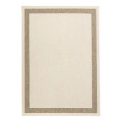 In- & Outdoor Jute Teppich - Nomad Edge Creme