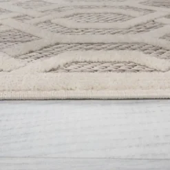 In- & Outdoor Teppich - Piatto Mataro Creme Weiß