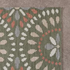 In- & Outdoor Teppich - Ranch Mandala Grün