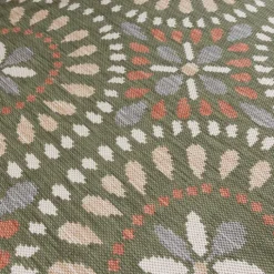 In- & Outdoor Teppich - Ranch Mandala Grün