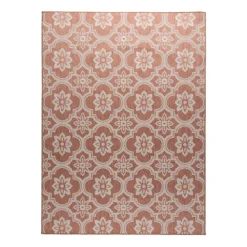 In- & Outdoor Teppich - Rio Flower Rosa