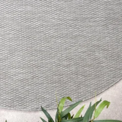 In- & Outdoor Teppich Rund - Costa Dunkelgrau