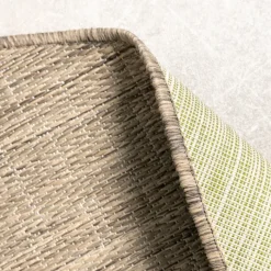 In- & Outdoor Teppich Rund - Malta Melange Natur