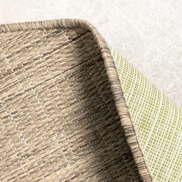In- & Outdoor Teppich Rund - Malta Melange Natur