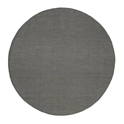 In- & Outdoor Teppich Rund - Malta Arrow Schwarz