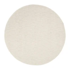 In- & Outdoor Teppich Rund - Malta Melange Creme