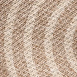 In- & Outdoor Teppich Rund - Sierra Arches Beige Creme
