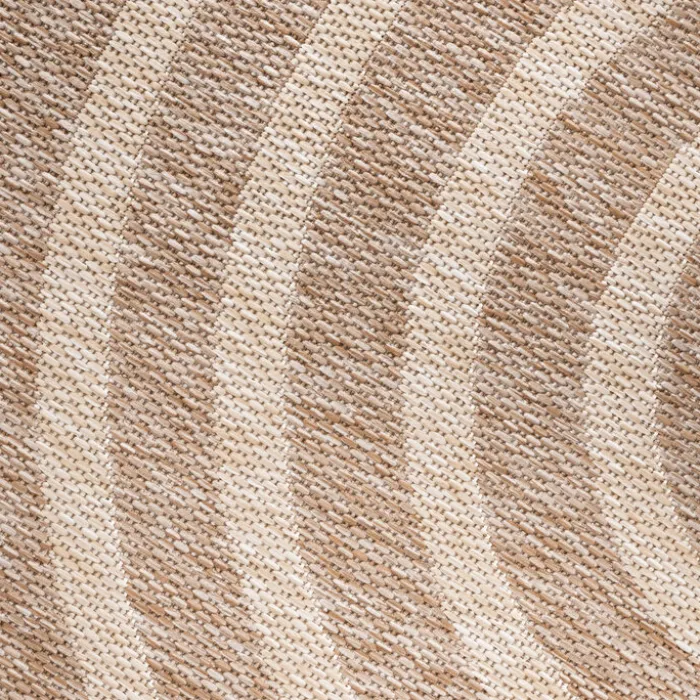 In- & Outdoor Teppich Rund - Sierra Arches Beige Creme
