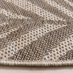 In- & Outdoor Teppich Rund - Tiga Palm Taupe