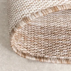 In- & Outdoor Teppich - Sierra Frame Beige Creme