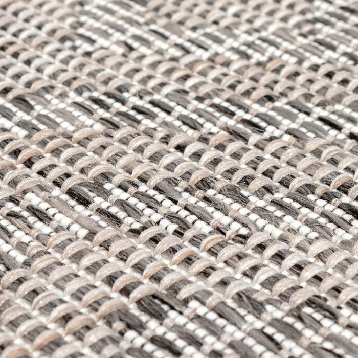 In- & Outdoor Teppich - Summer Retro Grau