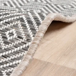 In- & Outdoor Teppich - Summer Tile Grau