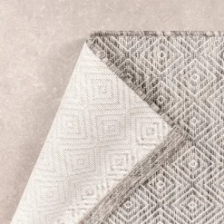 In- & Outdoor Teppich - Summer Tile Hellgrau