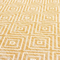 In- & Outdoor Teppich - Summer Tile Gelb