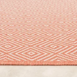 In- & Outdoor Teppich - Summer Tile Rosa