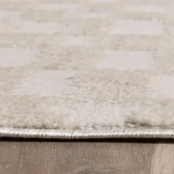 Japandi Teppich - Yori Checkerboard Creme