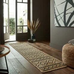 Jute Läufer - Lucio Geo Beige - 60x230cm
