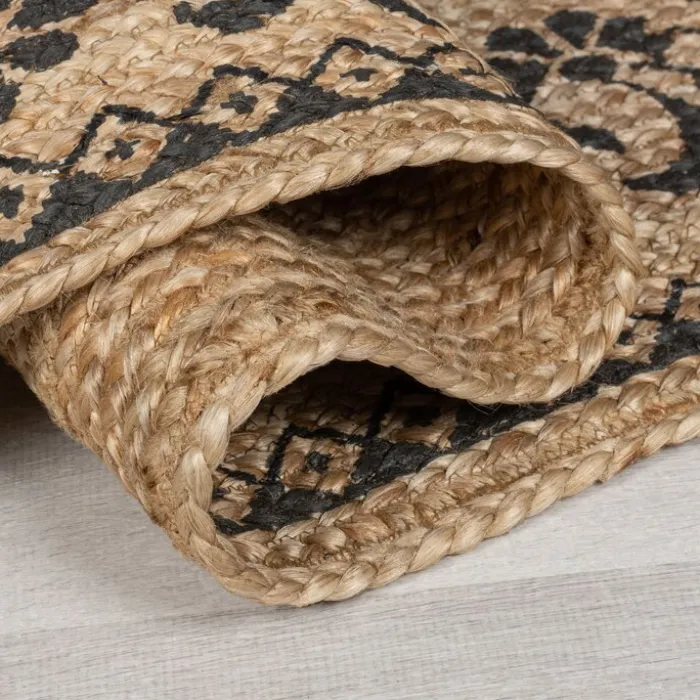 Jute Läufer - Marino Floral Beige - 60x230cm