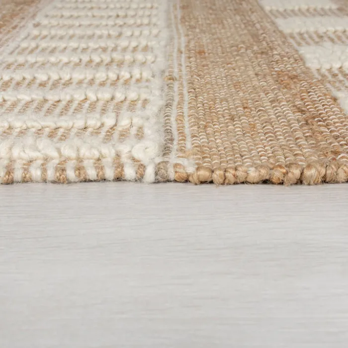 Jute Teppich -Jubio Medina Natur Creme