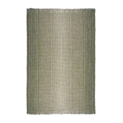 Jute Teppich- Motto Ombre Grün