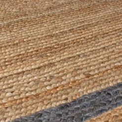 Jute Teppich Rund - Grazo Natur Grau - Ø 160cm