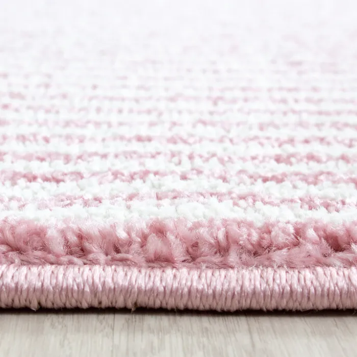Kinder Teppich - Ava Bunt Rosa