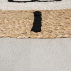 Kinderteppich Rund - Julio Lion Beige - Ø 100cm