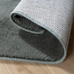 Kinderteppich Waschbar - Coco Blatt Dunkelgrün