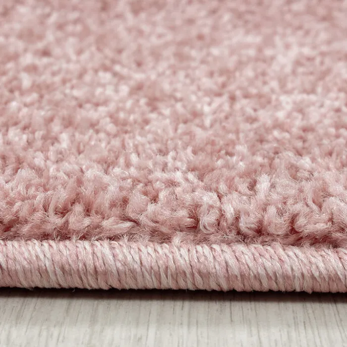 Kurzflor Teppich - Asa Rosa