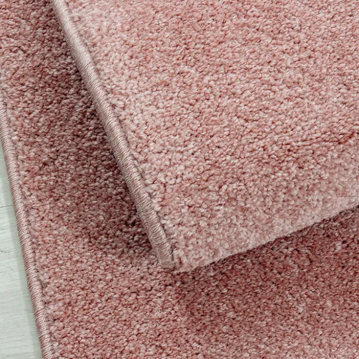 Kurzflor Teppich - Asa Rosa