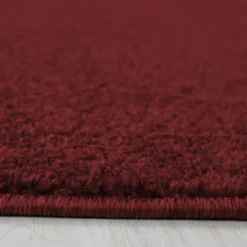 Kurzflor Teppich - Asa Rot
