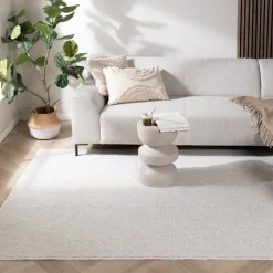 Kurzflor Teppich - Lykke Creme