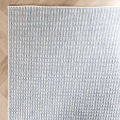 Kurzflor Teppich - Lykke Hellblau