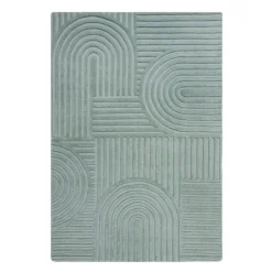 Moderner Teppich - Solacio Zen Blau Grün