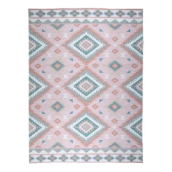 Outdoor Teppich Boho - Vedra Aztec Rosa