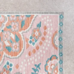 Outdoor Teppich Boho - Vedra Medaillon Rosa