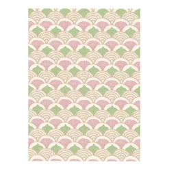 Outdoor-Teppich - Oasis Shell Rosa Grün