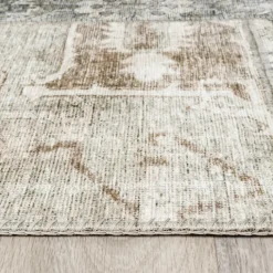 Patchwork Teppich - Lago Grau