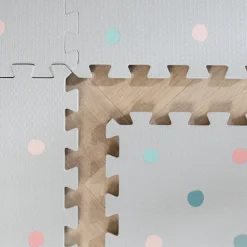 Puzzlematte - Alfie Dots Hellgrau - 120x180cm