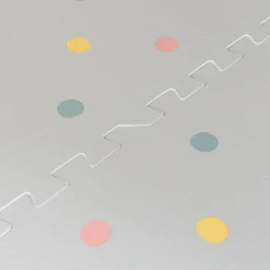 Puzzlematte - Alfie XL Dots Hellgrau - 180x180cm