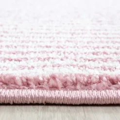 Runder Kinderteppich - Ava Bunt Rosa