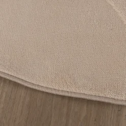 Runder Teppich Wohnzimmer - Charm Circles Beige