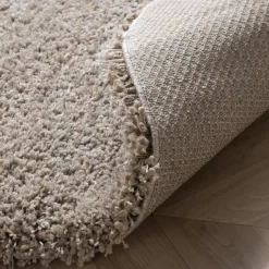 Runder Wohnzimmer Teppich - Yves Taupe