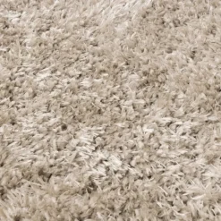 Shaggy Teppich Oval - Blaze Beige Grau - 162x232cm