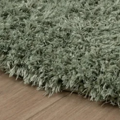 Shaggy Teppich Oval - Blaze Grün - 160x230cm