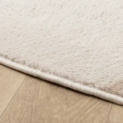 Skandinavischer Teppich Rund - Aurora Shapes Beige