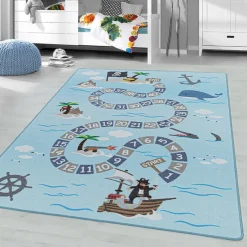 Spielmatte - Pleun Piratenfahrt Blau