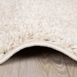 Teppich Hochflor - Lofty Creme Weiß