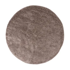 Teppich Hochflor Rund - Lofty Taupe