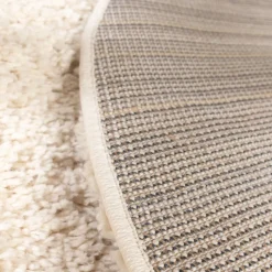 Teppich Hochflor Rund - Wish Creme